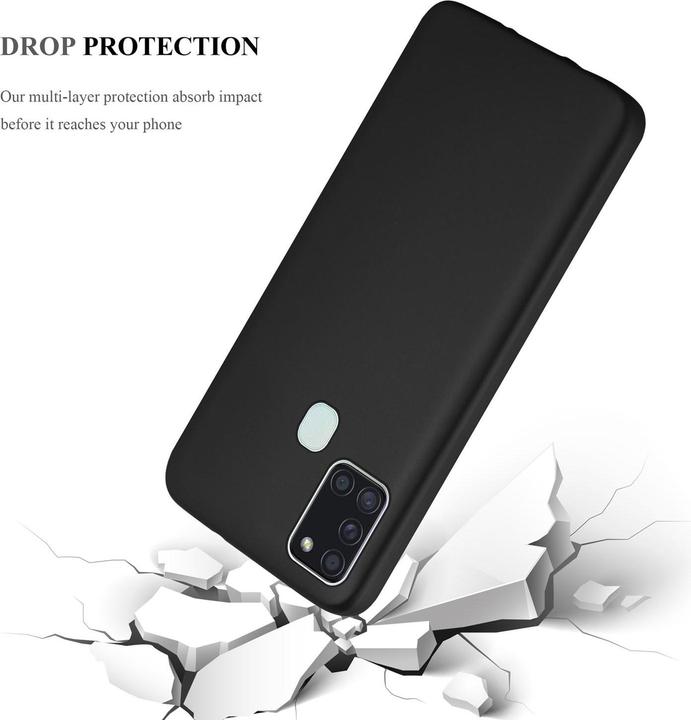 Productafbeelding Cadorabo TPU Matte Metallic hoes (Samsung Galaxy A21)