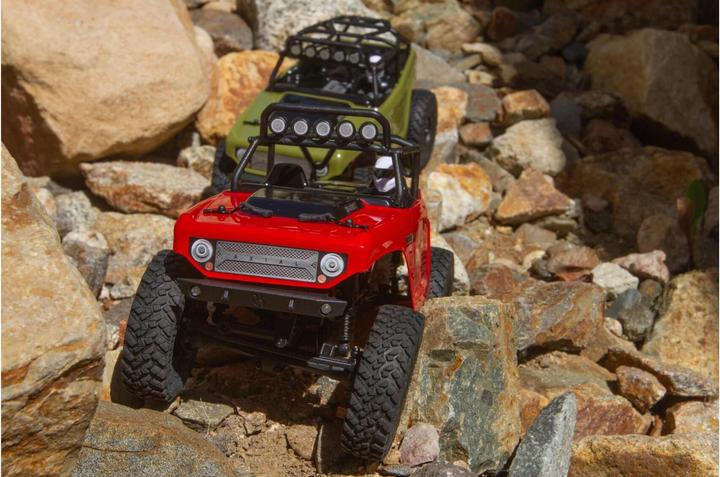 Image du produit Axial SCX24 Deadbolt Electric Brushed Crawler 4WD 1:24 RTR rouge (RTR Prêt à fonctionner)