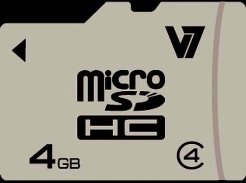 Produktbild V7 Micro SDHC Class 4 und Adapter (4 GB, microSDHC)