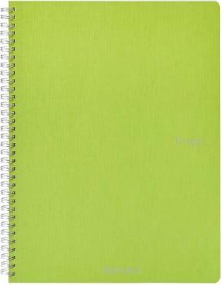 Actual product image Fabriano Notebook EcoQua spiral bound squared Lime (A4, Checked)