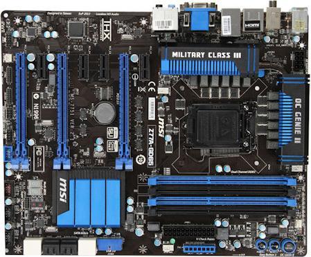 Produktbild MSI Z77a-Gd65 (LGA 1155, Intel Z77, ATX)