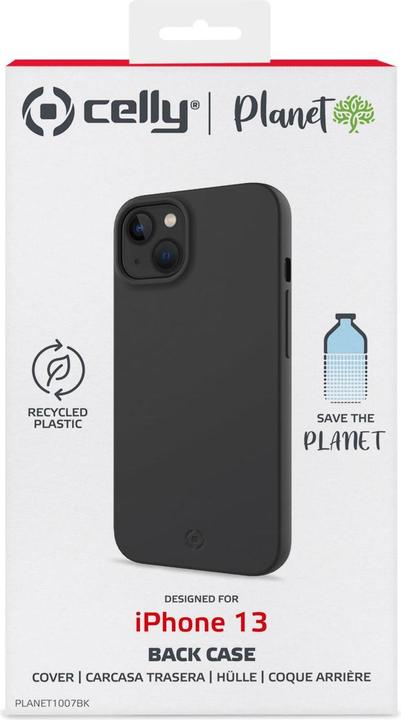 Image du produit Celly PLANET, Cover, Apple, iPhone 13, 15,5 cm (6.1 pouces), noir (Apple iPhone 13)