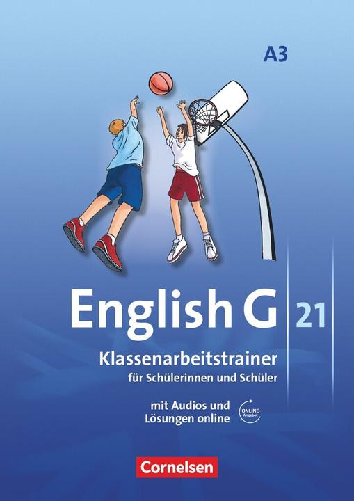 Actual product image English G 21. A3 edition. Class test trainer (English, Senta/Keller, timo, Schweitzer, Bärbel/Friedrich, 2009)