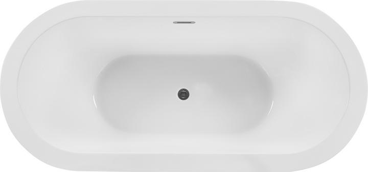 Produktbild Beliani Badewanne freistehend schwarz oval 170 x 80 cm EMPRESA (214 l, 80 cm)