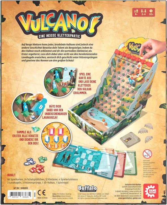 Actual product image Game Factory Vulcano! (d) (German)