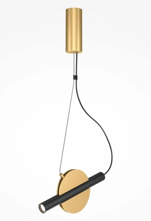 Actual product image Maytoni Enigma LED Pendant Light, Pendant Lamp 5W Brass 90Ra Warm White (350 lm)