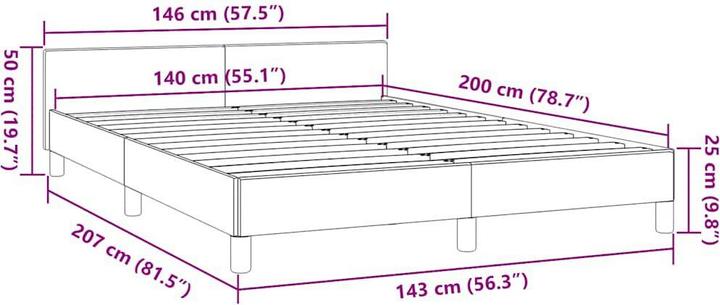 Actual product image VidaXL Iyov (140 x 200)