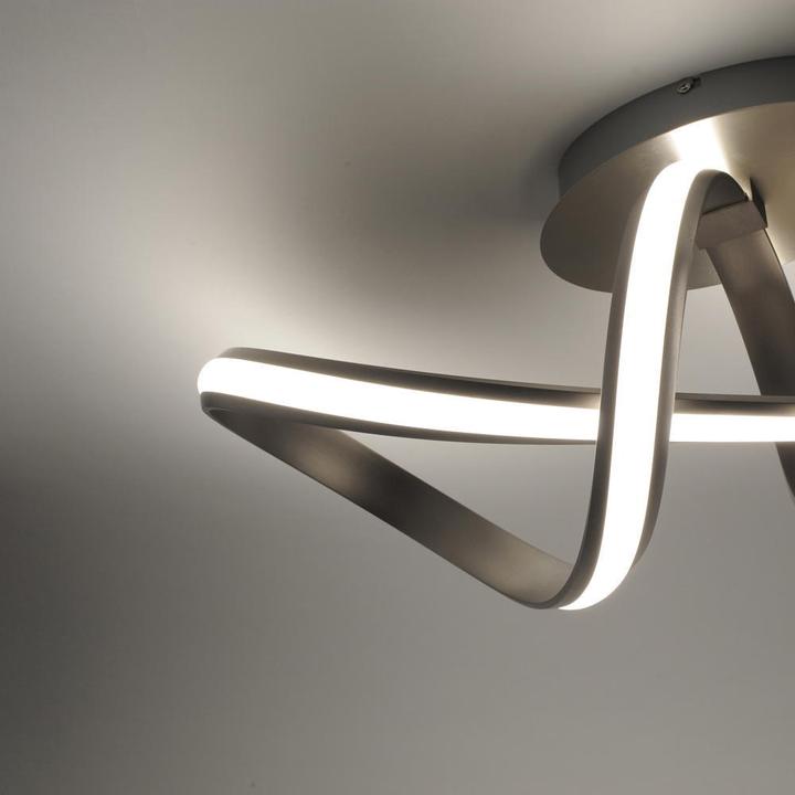 Actual product image Leuchten Direkt Ceiling light steel1xLEDBoard27005000KInterior lightIP20 (1300 lm)