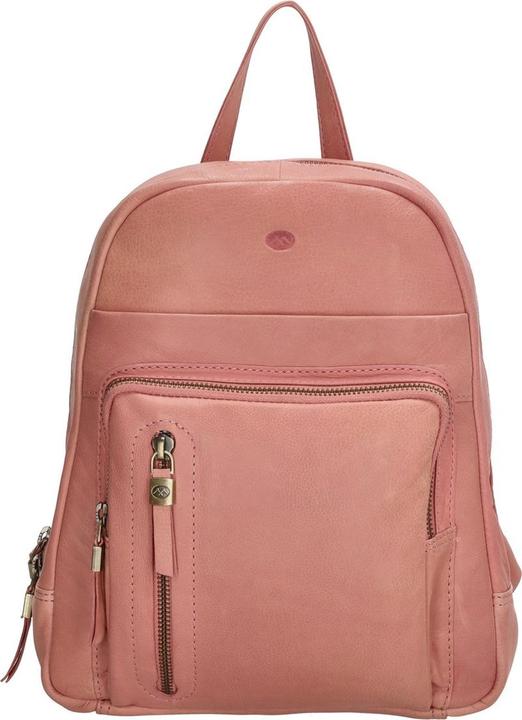 Actual product image Micmacbags Hide & Stitches Daydreamer Backpack - Light Pink - 100% Leather