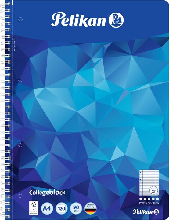 Image du produit Pelikan Bloc en spirale (A4, À rayures)