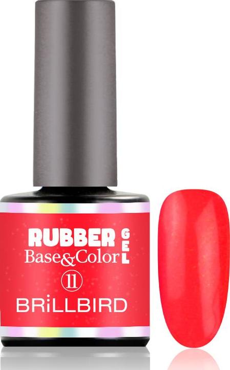 Immagine prodotto BrillBird Gomma Gel Base&Corallo #11 8ml (Vernice UV gel)