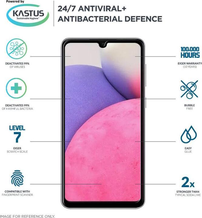 Immagine prodotto Eiger Mountain Glass Clear Edge (1 Pezzo/i, Samsung Galaxy A33 5G)
