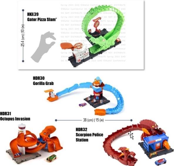 Actual product image Hot Wheels City Nemesis Lab (1 piece - assorted)