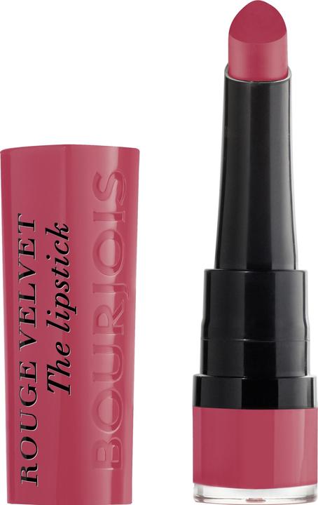 Bourjois Paris Rouge Velvet Lūpdažis Lipstick 04 2.4g (04 Hip Hip Pink)