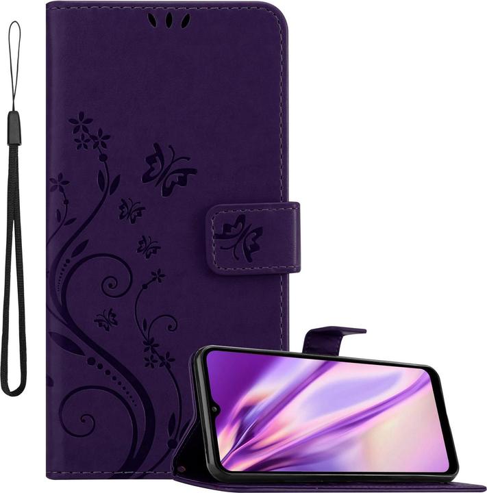 Floral dark purple