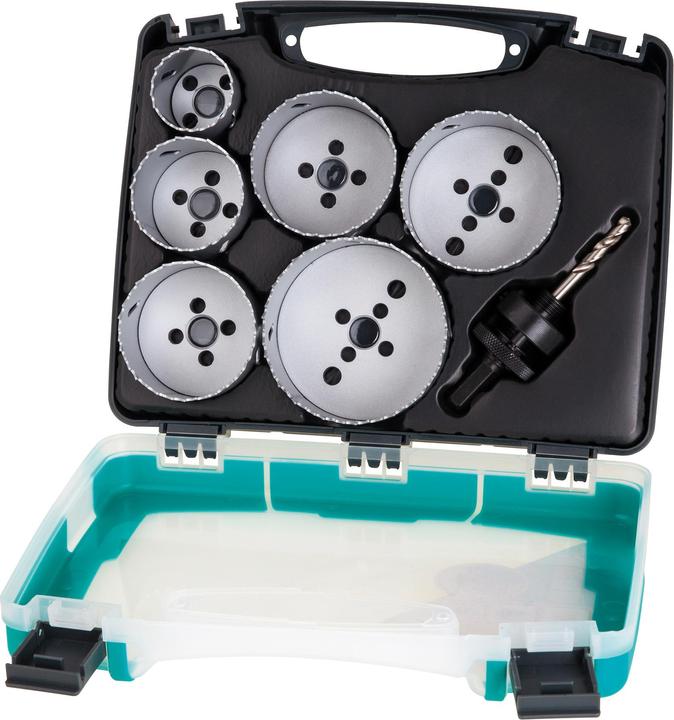 Produktbild wolfcraft wolfcraft 1 Lochsägen-Set BiM ø40,54,65,68,74,86mm (40, 54, 65, 68, 74 mm, 86 mm)