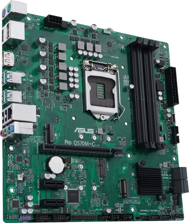 Image du produit ASUS Pro Q570M-C/CSM (LGA 1200, Intel Q570, mATX)