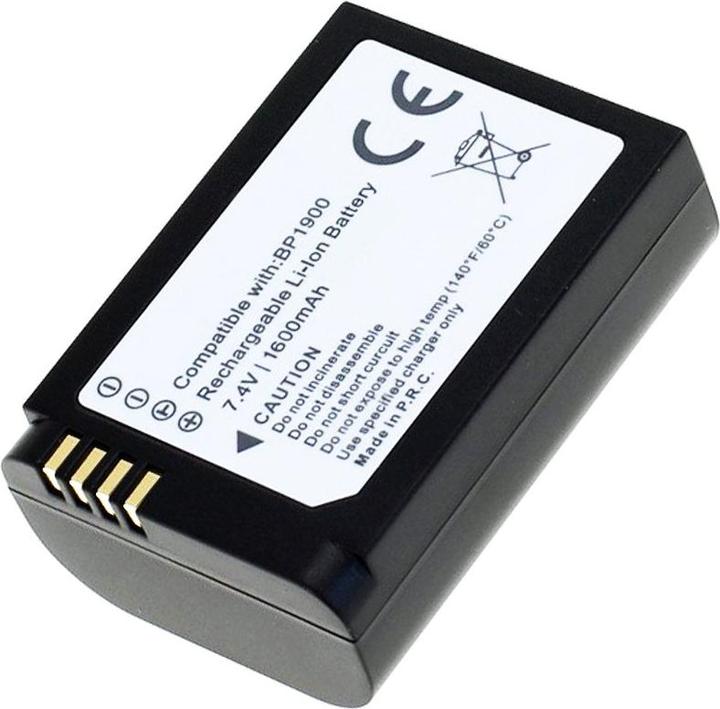 Actual product image AccuCell Battery Samsung NX1, BP1900 (Rechargeable battery)