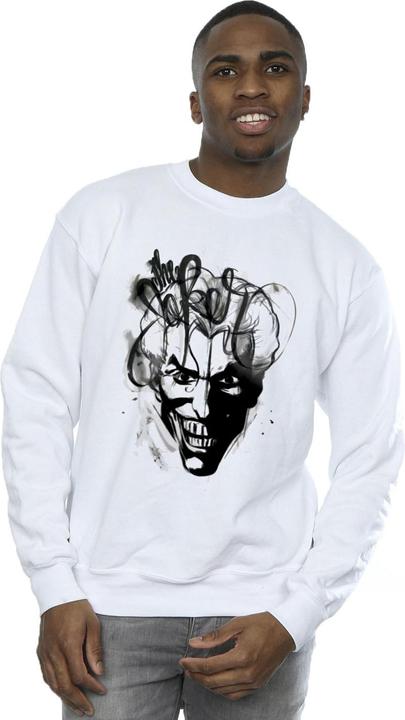 Actual product image Batman Mens The Joker Sketch Sweatshirt (L)