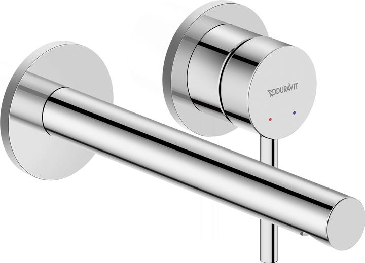 Produktbild Duravit Circle Einhebel-Waschtischmischer, Ausladung 200 mm, Unterputz, ohne Ablaufgarnitur, Chrom