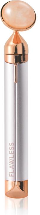 Actual product image Flawless Contour Face Roller with Rose Quartz White