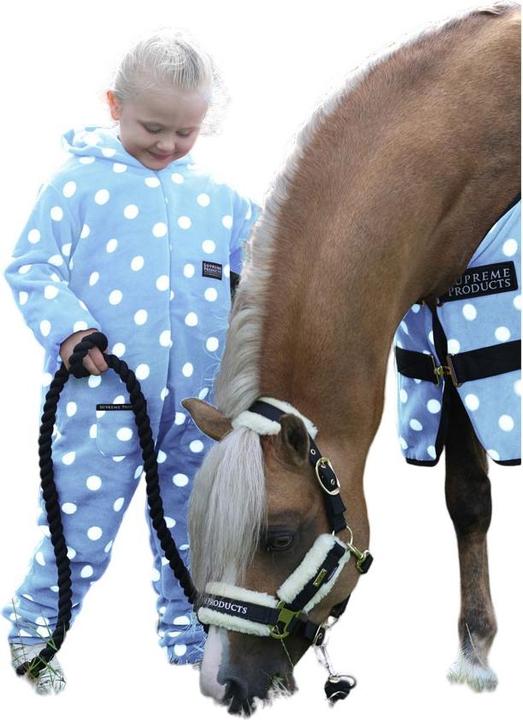 Actual product image Supreme Products Childrens/Kids Dotty Fleece Jumpsuit (XS)