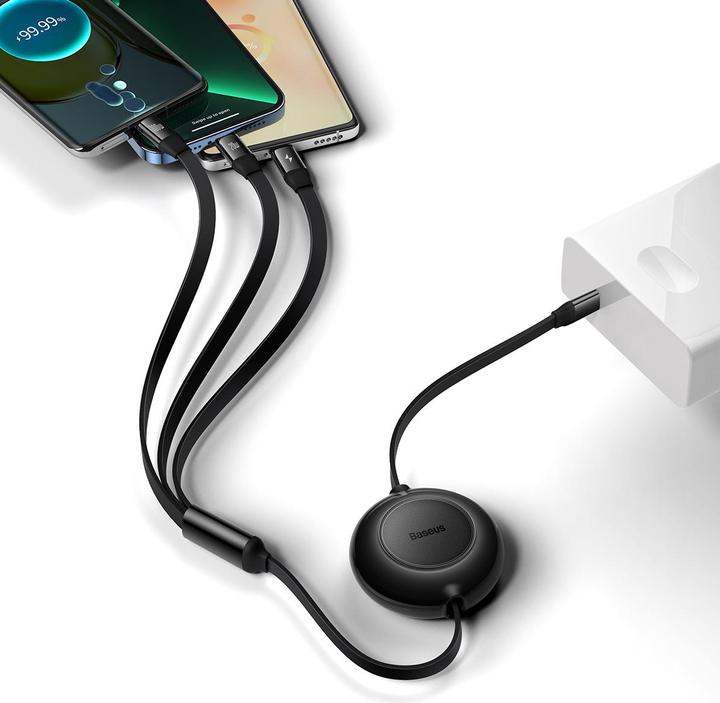 Image du produit Baseus 3 in 1 Multicharger USB-Cable (1.10 m, USB 3.2 Gen 1)
