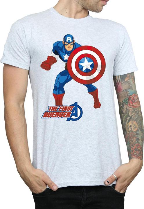 Image du produit Mens Captain America The First Avenger T-Shirt (L)
