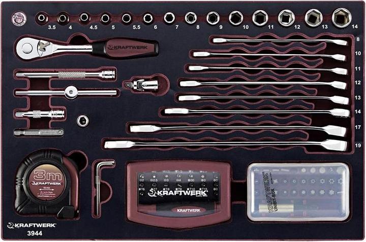 Produktbild Kraftwerk Profi-Alu-Werkzeugkoffer (123 Teile)