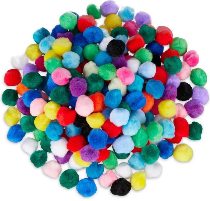 Actual product image Relaxdays Pom Pom Set of 200