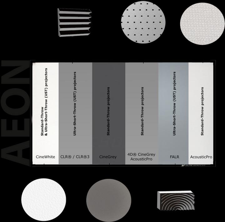 Actual product image Elite Screens Aeon Edge Free AR100H-A8K framed screen no visible frame 221.4x124.5cm 16:9 (16:9)