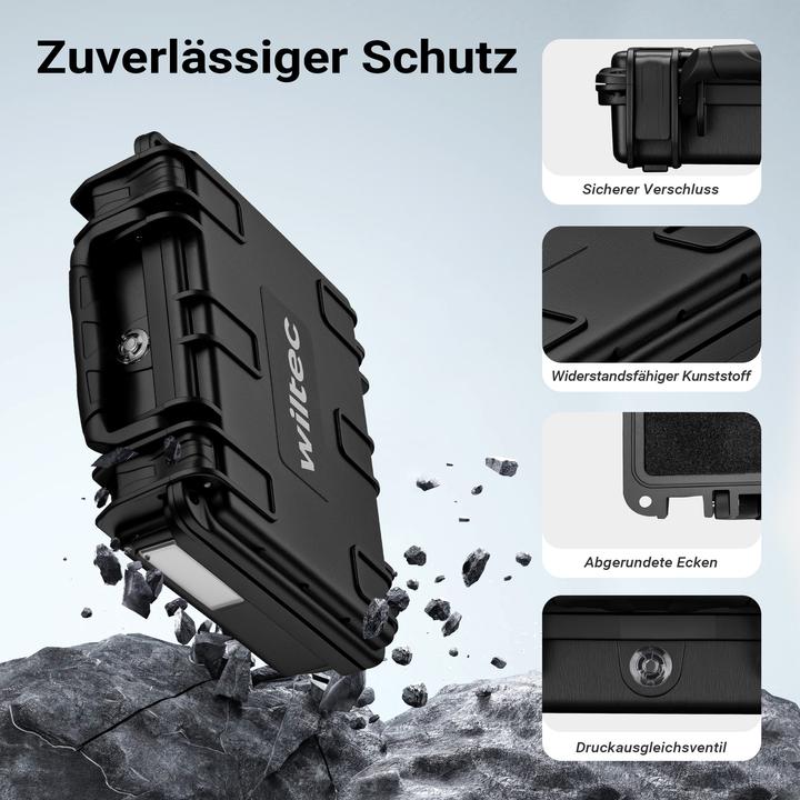 Actual product image Wiltec Universal case 19x17x6cm waterproof Transport case Case Protective case