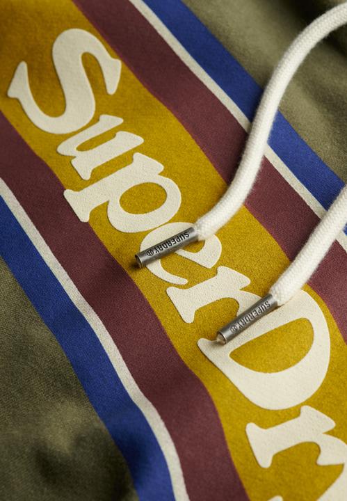 Immagine prodotto Superdry Lässiges Hoodie mit Venue-Logo und Streifendesign (XL)