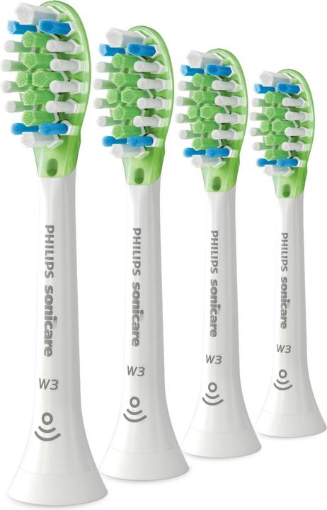 Actual product image Philips W3 Premium White HX9064/65 4-pack standard sonic toothbrush heads (4 x)