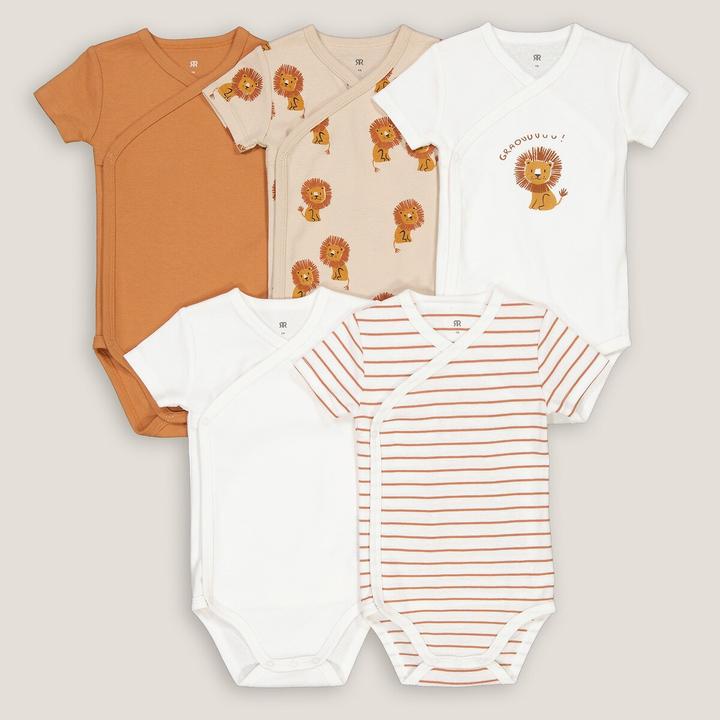 La Redoute Collections 5er-Pack kurzärmelige Erstlings-Bodys