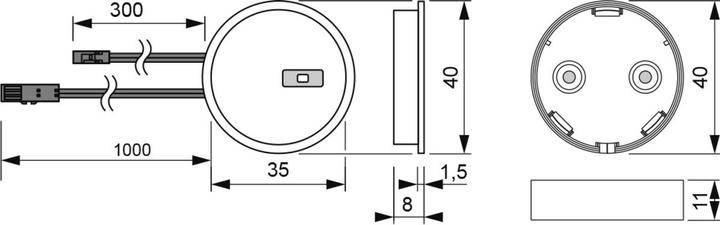 Produktbild L&S Berührungs-Dimmschalter Ein-/Anbau 24 V Emotion