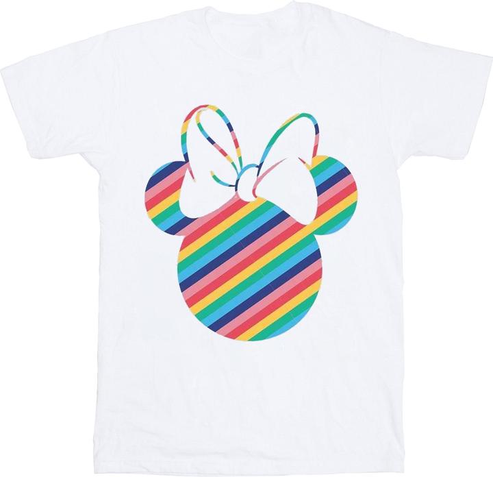 Immagine prodotto Disney Minnie Mouse Rainbow Face Maglietta Uomo (4XL)