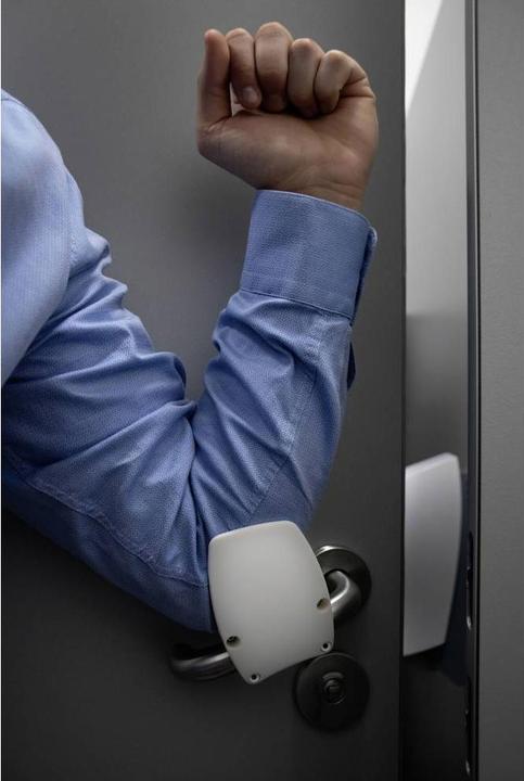 Actual product image Clean4Health Door opener Hand-free plastic white (Hearing protection replacement pads)