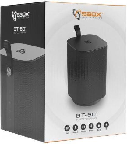 Actual product image Sbox BT-801 (3.50 h)