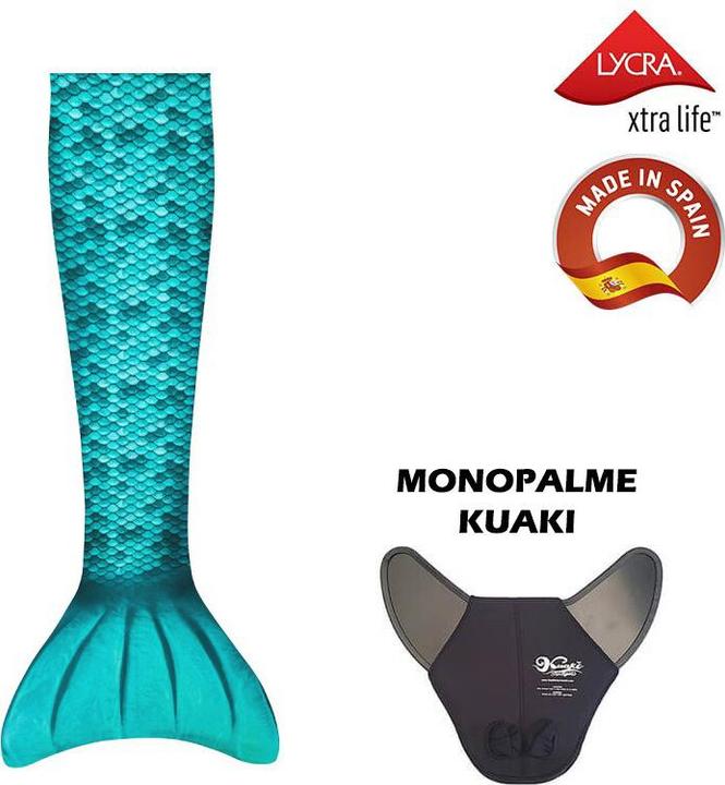 Produktbild Kuaki Mermaids Meerjungfrauenkostüm mit Monoflosse