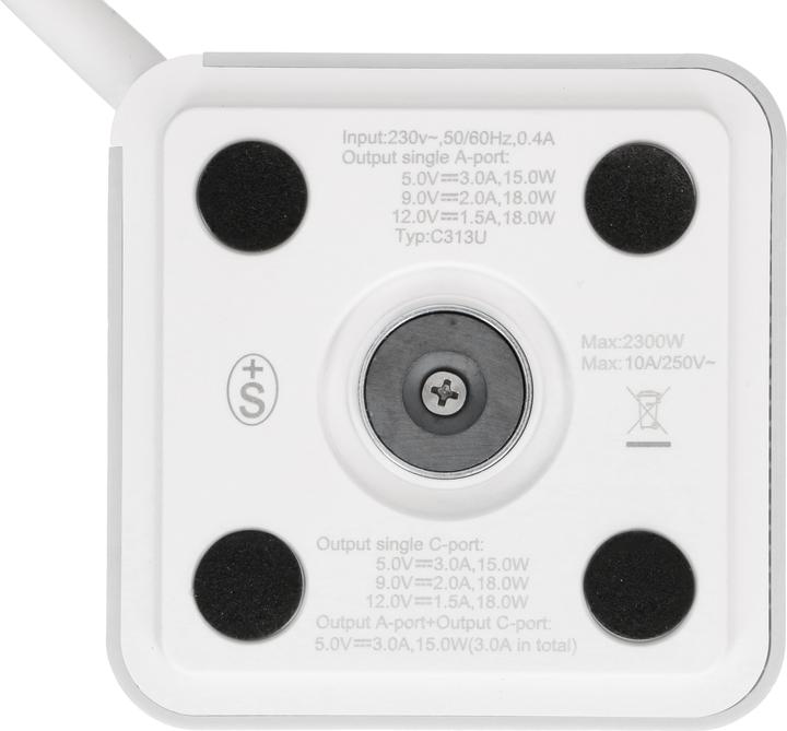 Produktbild Max Hauri maxTEX Cube (3 x, Typ 13, USB, USB-A, USB-C, 2 m)