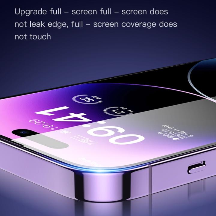 Immagine prodotto Totu Design Proteggi schermo iPhone 14 Pro in vetro antiproiettile con schermo privacy (1 Pezzo/i, Apple iPhone 14 Pro)