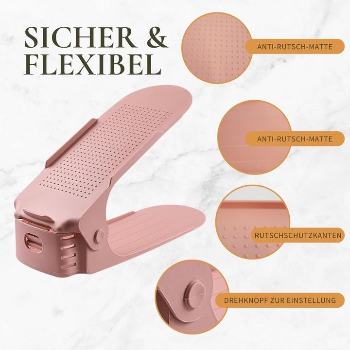 Image du produit Hermex Schuhstapler Schuhhalter Schuhschrank Schuhregal Schuhhalterung Schuh-Organizer