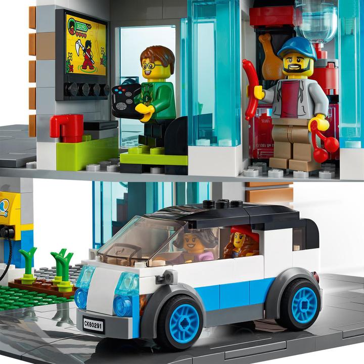 Produktbild LEGO Modernes Familienhaus (60291, LEGO City)