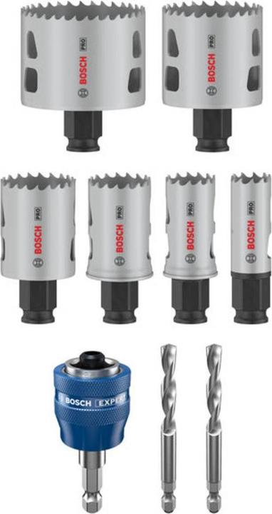 Produktbild Bosch Professional Zubehör PRO Multi Material PC Plus Lochsägen-Set, 9-tlg. (25 mm, 20 mm, 38 mm, 32 mm, 64 mm, 51 mm)