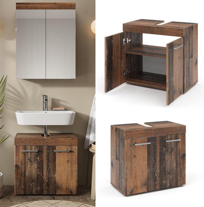 Image du produit Vichy Waschbeckenunterschrank Luna, Oldstyle, 60 x 56 cm