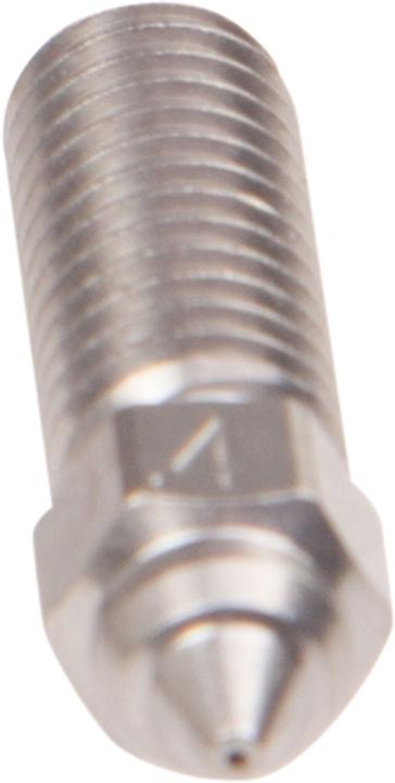 Actual product image MicroSwiss Micro Swiss Brass Plated Wear Resistant Nozzle for Creality K1, K1 Max, CR-M4 (Blast pipe)