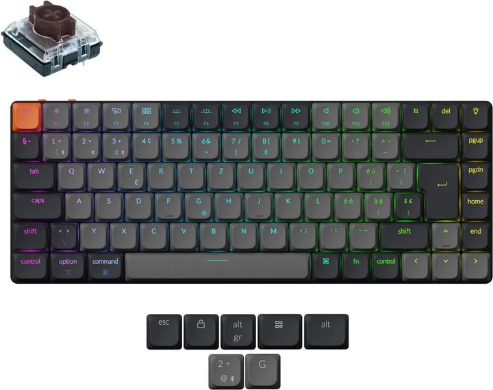 Produktbild Keychron K3 QMK V3 (CH, Kabellos, Kabelgebunden)