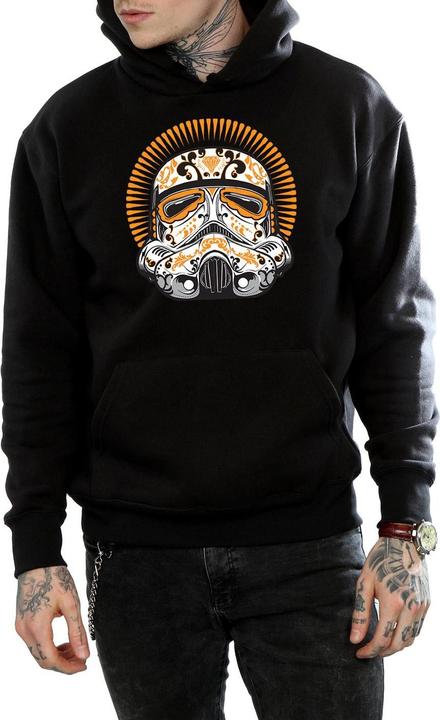 Immagine prodotto Star Wars Stormtrooper Dia De Los Muertos Felpa con Cappuccio Uomo (XL)