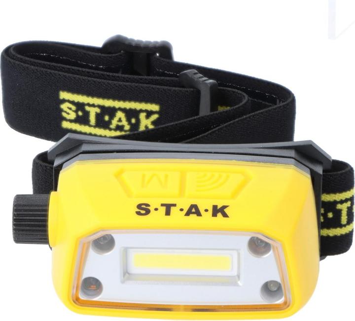 Immagine prodotto Velamp LED Stirnleuchte mit COB LED, inklusive Akku, 60 Grad neigbar (300 lm)